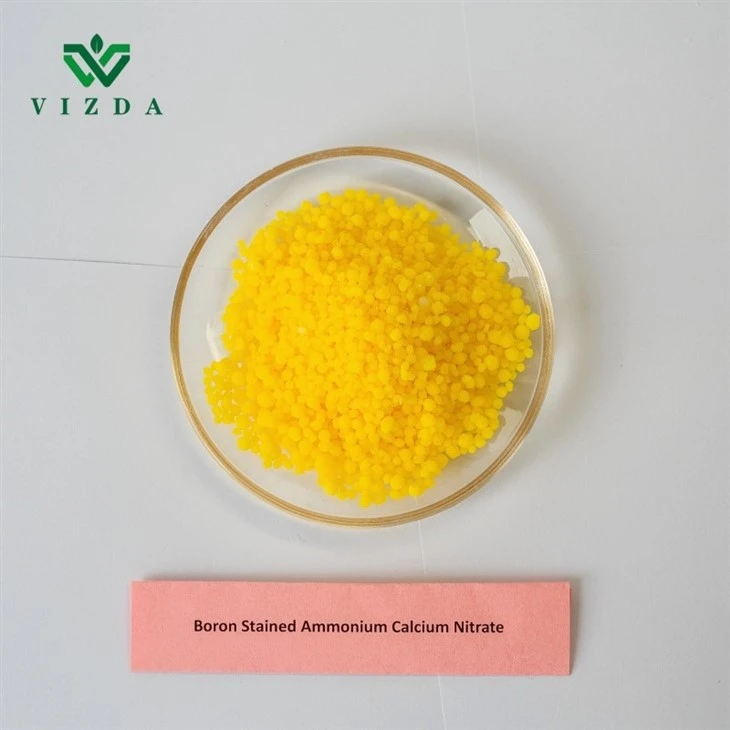 Calcium Ammonium Nitrate Containing Boron